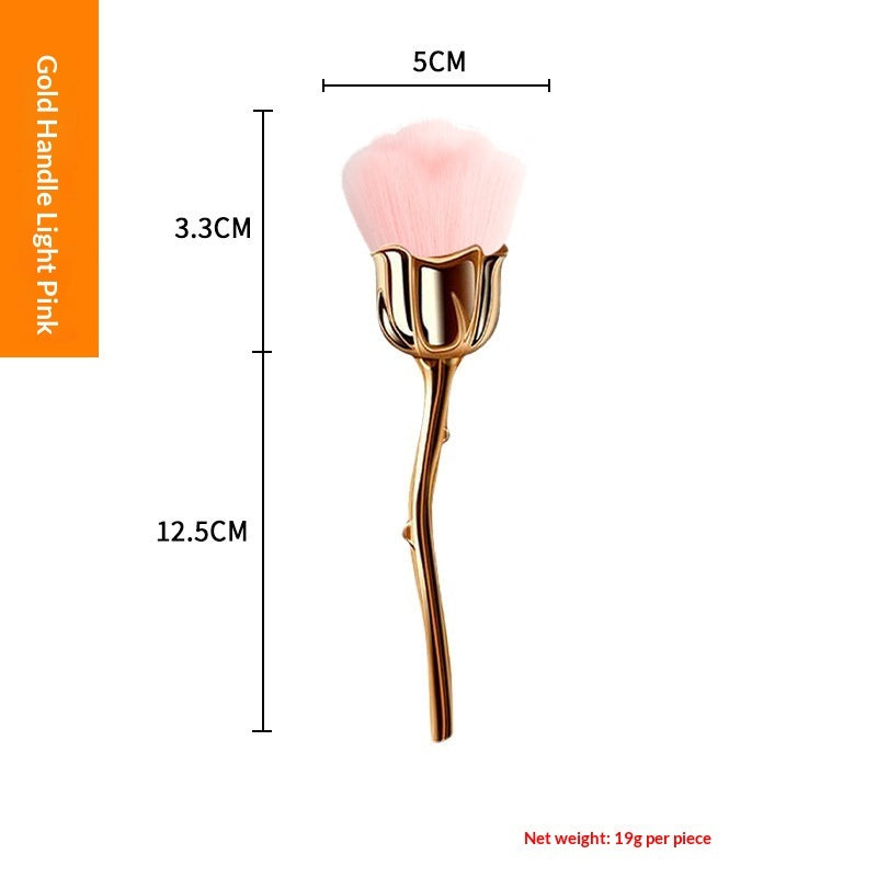 Rose shaped Powder loose Makeup Brush