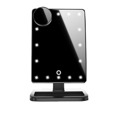 Touch Screen Makeup Mirror With LED Light & Music Speaker