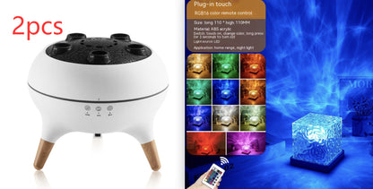 Water Ripple Ambient led crystal Light projection