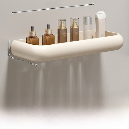 Wall Mounted Bathroom Storage Shelf with Hooks
