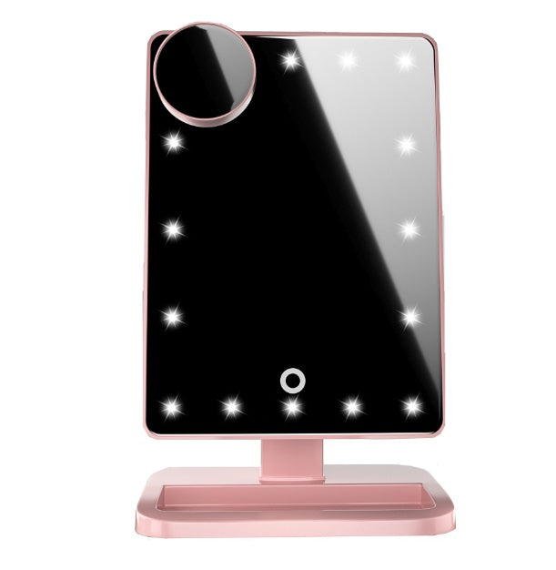 Touch Screen Makeup Mirror With LED Light & Music Speaker