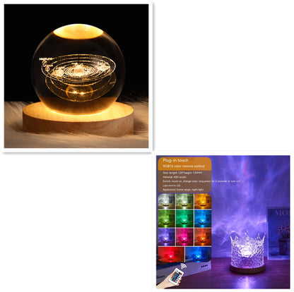 Water Ripple Ambient led crystal Light projection