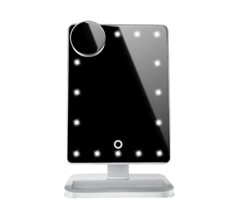 Touch Screen Makeup Mirror With LED Light & Music Speaker
