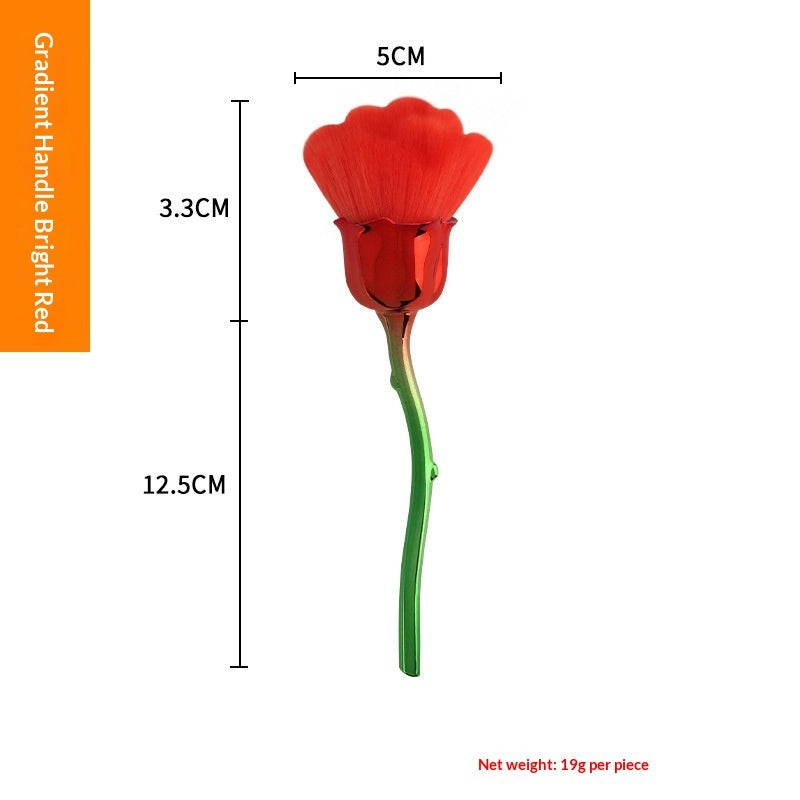Rose shaped Powder loose Makeup Brush