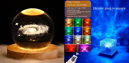 Water Ripple Ambient led crystal Light projection