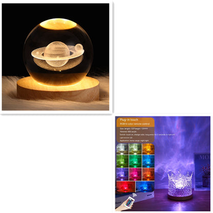 Water Ripple Ambient led crystal Light projection