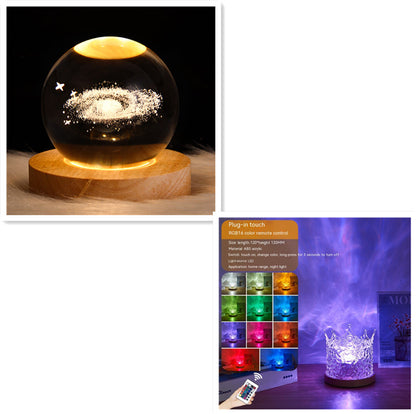 Water Ripple Ambient led crystal Light projection