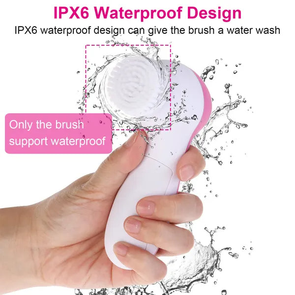 Electric Waterproof Facial Cleansing face/body Brush