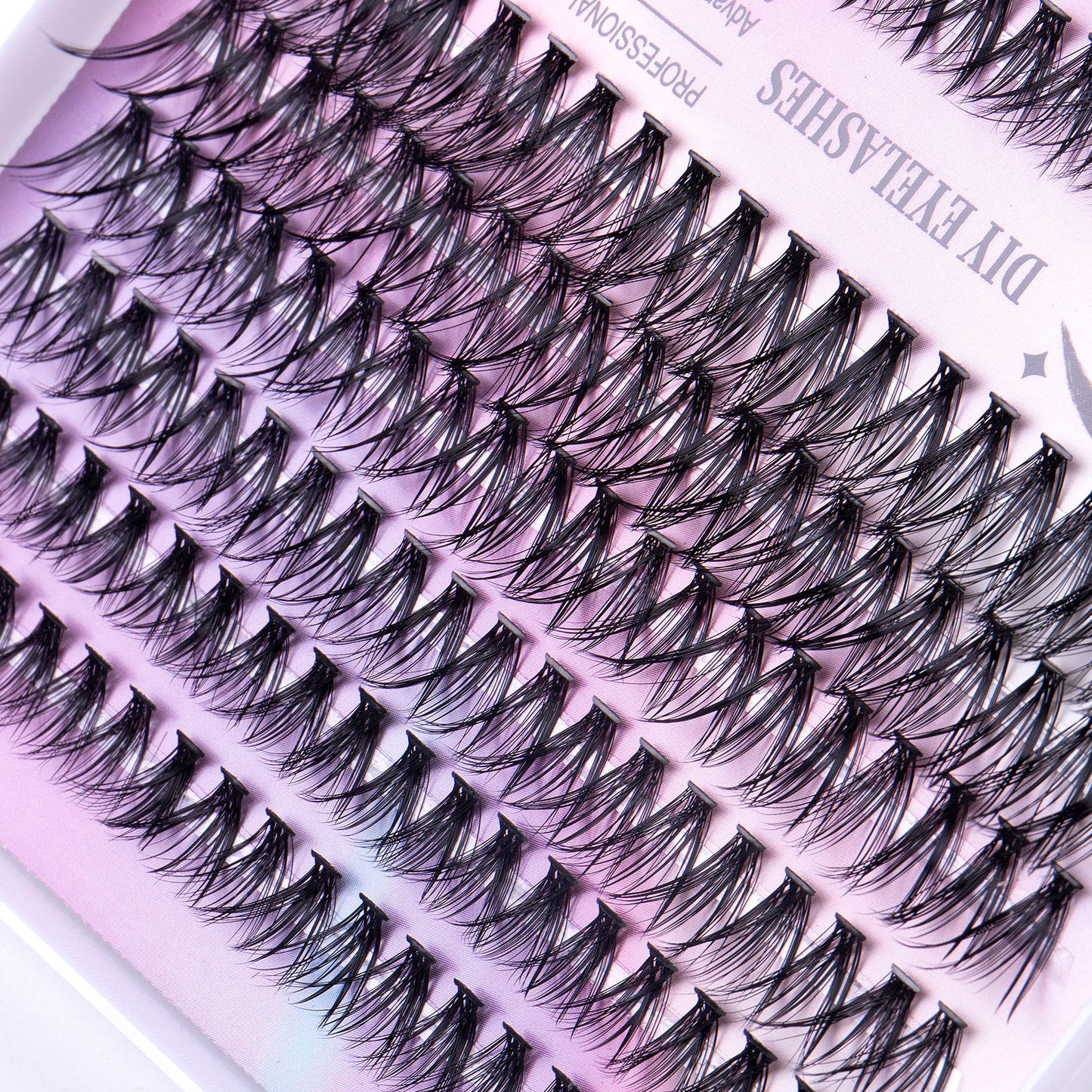 12 row of eyelashes 30D and 40D Clusters Of 240 Segmented lashes
