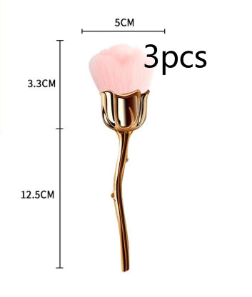 Rose shaped Powder loose Makeup Brush