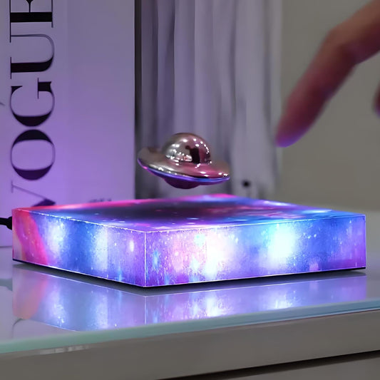 Levitating UFO Lamp with Floating RGB Galaxy Light