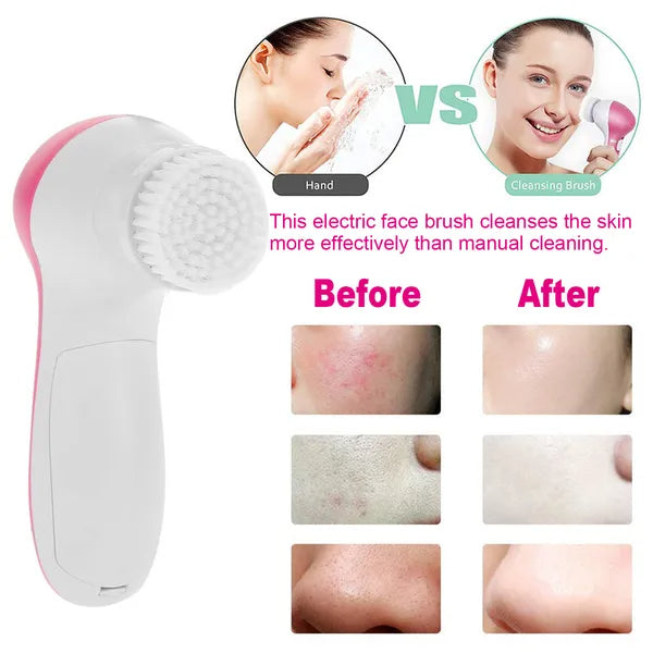 Electric Waterproof Facial Cleansing face/body Brush