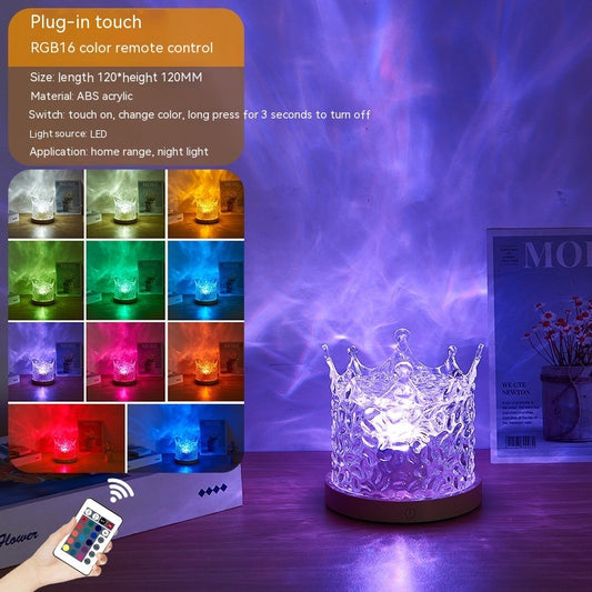 Water Ripple Ambient led crystal Light projection