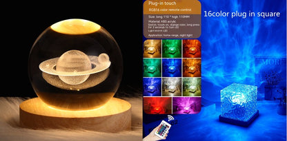 Water Ripple Ambient led crystal Light projection