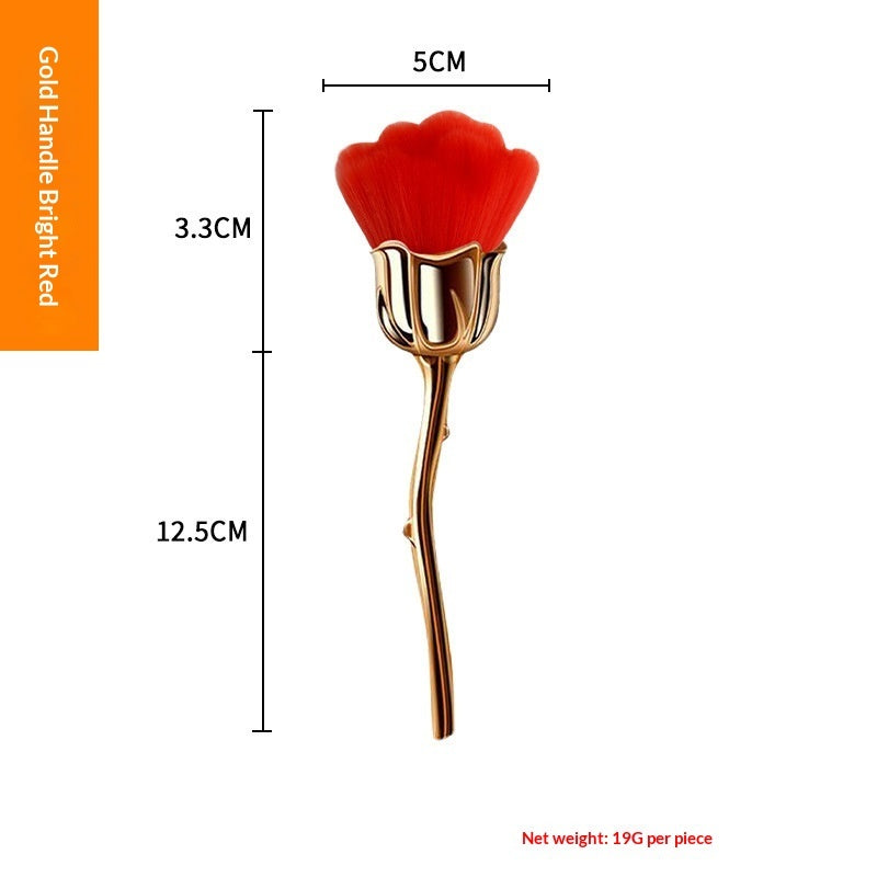 Rose shaped Powder loose Makeup Brush