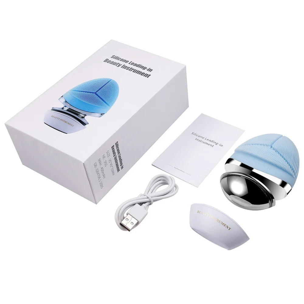 Double Sided Waterproof Electric Sonic Face Scrubber