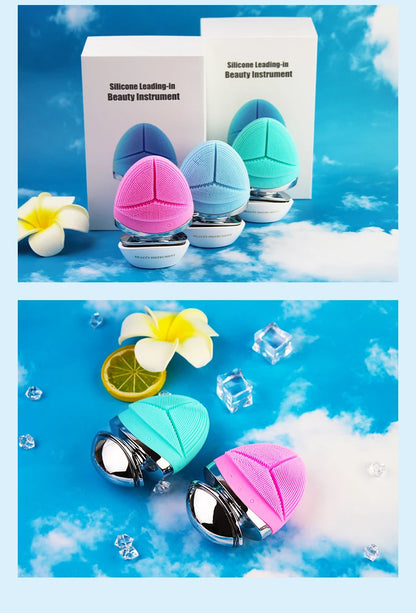 Double Sided Waterproof Electric Sonic Face Scrubber