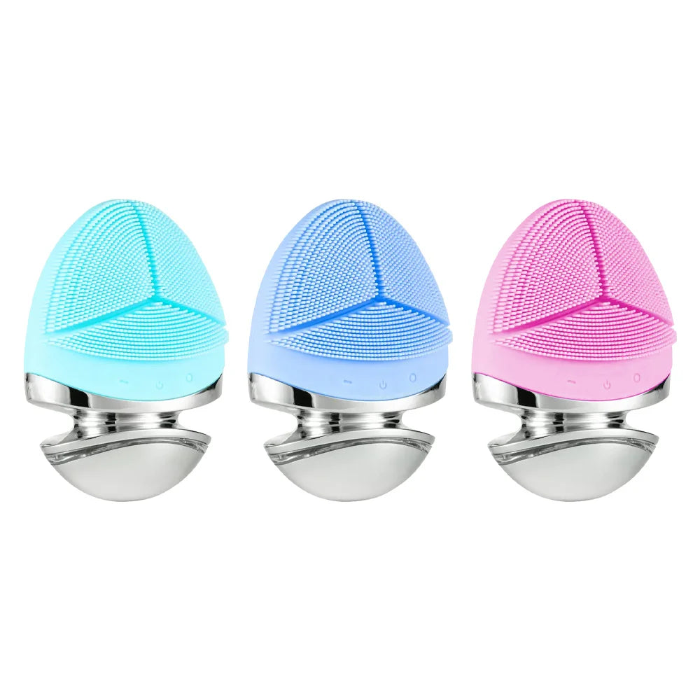 Double Sided Waterproof Electric Sonic Face Scrubber