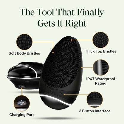 douxds FLEX™ Pro Vibrating Face Brush