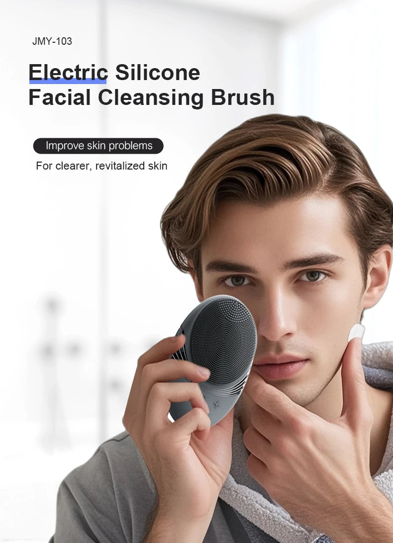 Sleek Portable Silicone Waterproof Face scrub