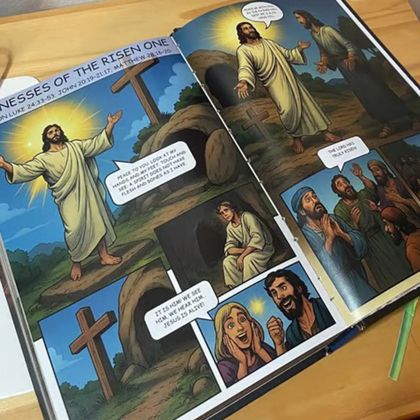 The Comic Bible Book. bible stories with images