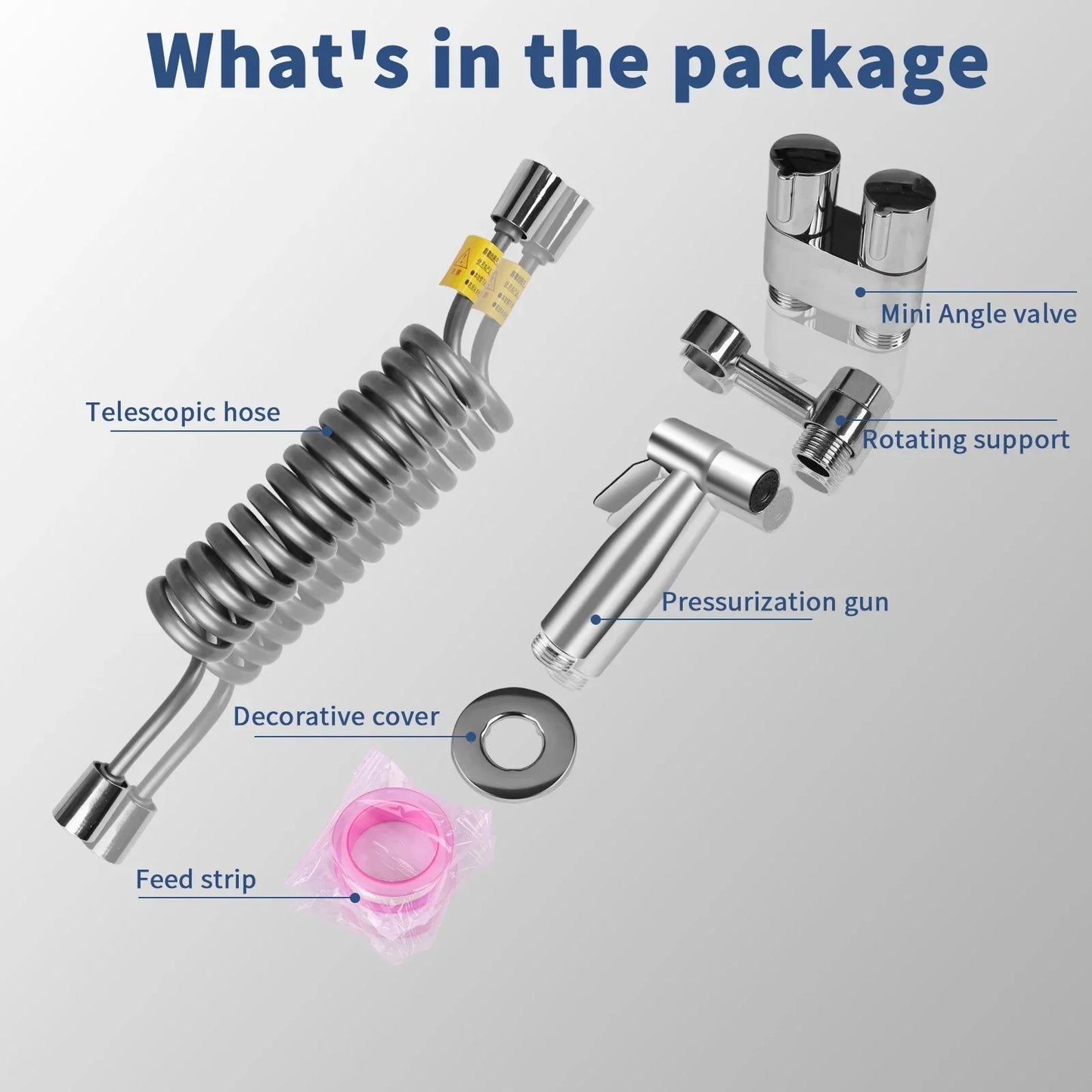 Handheld Bidets Sprayer Self-Cleaning Nozzle for Bathroom Hygiene