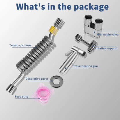 Handheld Bidets Sprayer Self-Cleaning Nozzle for Bathroom Hygiene