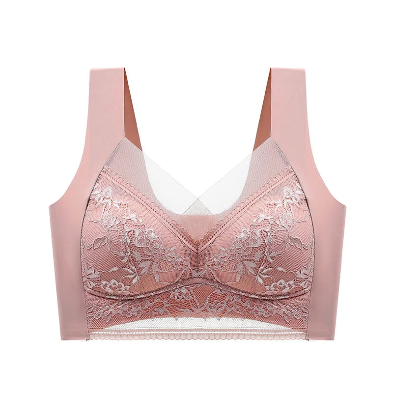 FallSweet Seamless Ice Silk Push Up lingerie Bra for Women