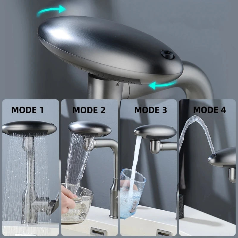 Multi Functional Waterfall Faucet