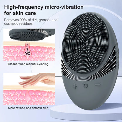 Sleek Portable Silicone Waterproof Face scrub