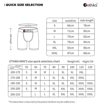 ETHIKA 2pcs Men's Boxers Briefs Trunks