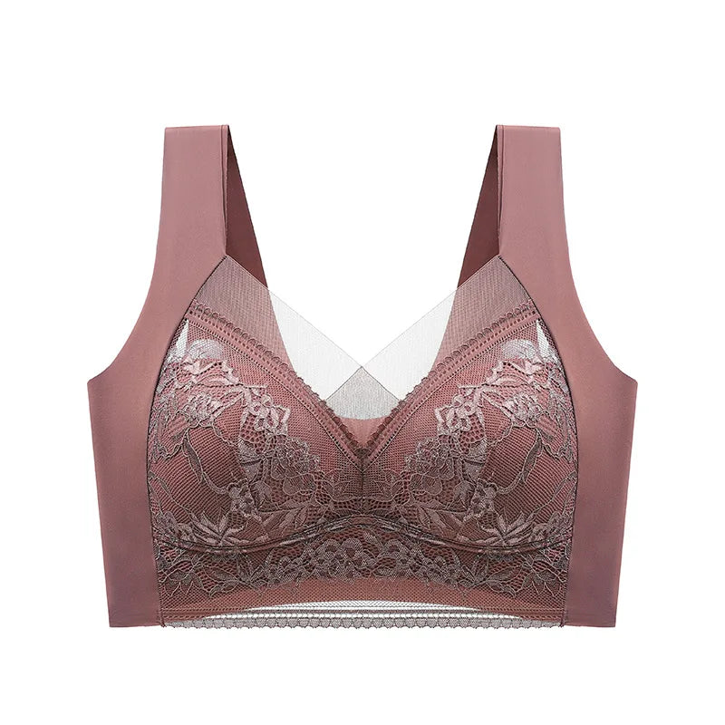 FallSweet Seamless Ice Silk Push Up lingerie Bra for Women