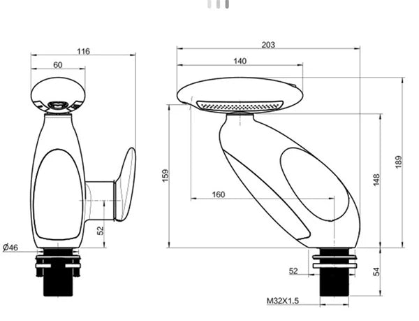 Ferond multifunctional faucet with led lights