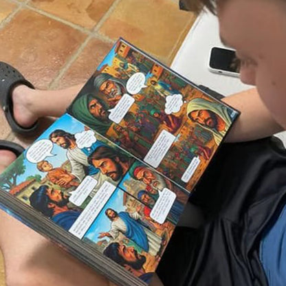 The Comic Bible Book. bible stories with images