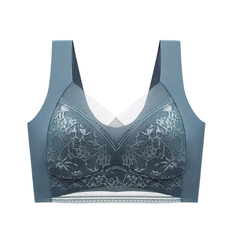 FallSweet Seamless Ice Silk Push Up lingerie Bra for Women