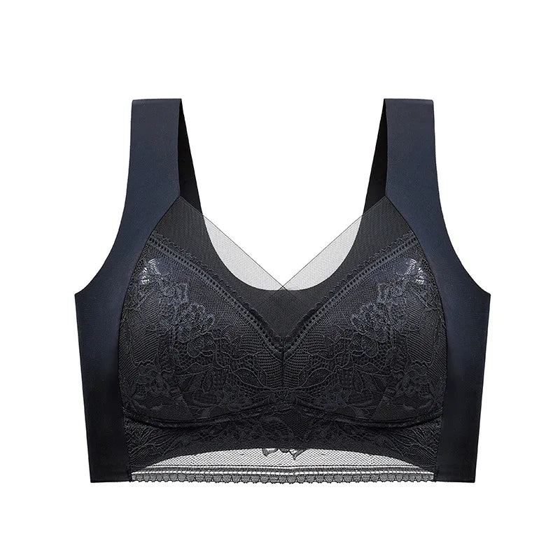FallSweet Seamless Ice Silk Push Up lingerie Bra for Women