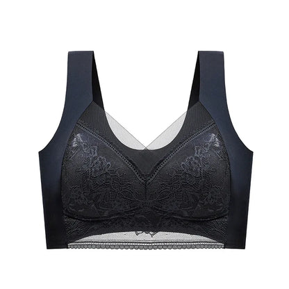 FallSweet Seamless Ice Silk Push Up lingerie Bra for Women