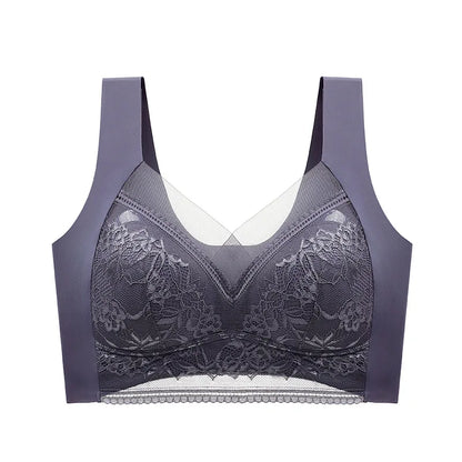 FallSweet Seamless Ice Silk Push Up lingerie Bra for Women