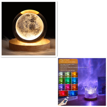 Water Ripple Ambient led crystal Light projection