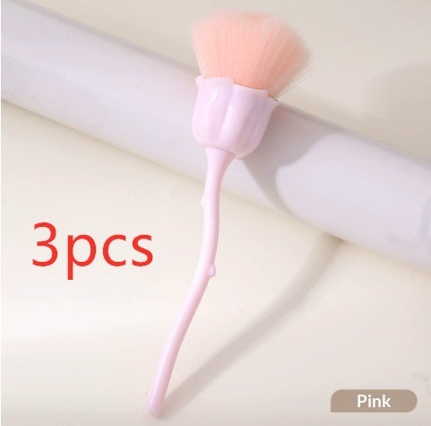 Rose shaped Powder loose Makeup Brush