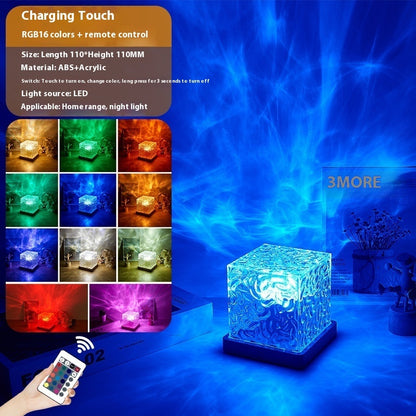 Water Ripple Ambient led crystal Light projection
